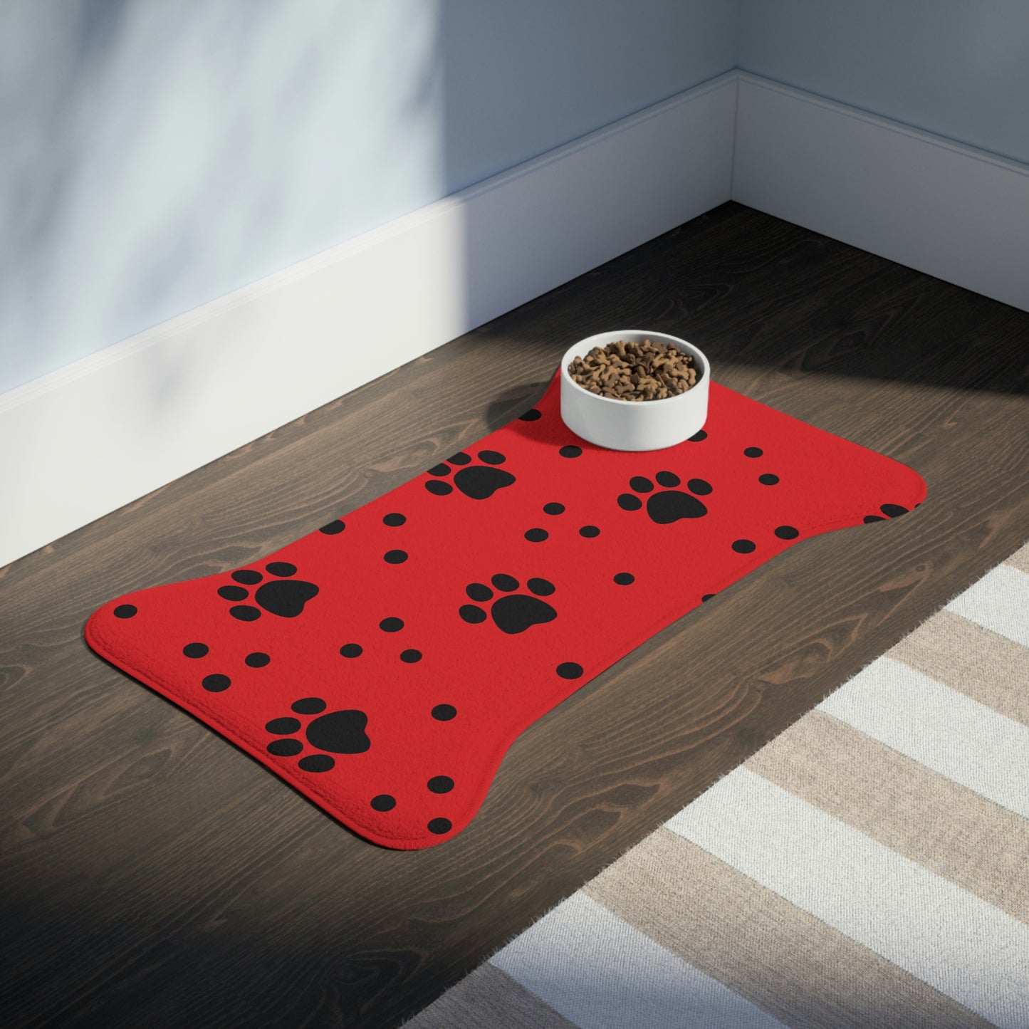 Paw Print Feeding Mat