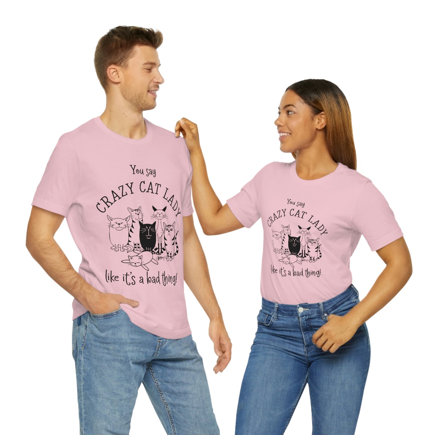 Crazy Cat Lady  Short Sleeve Tee