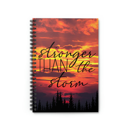 Stronger Then The Storm Notebook