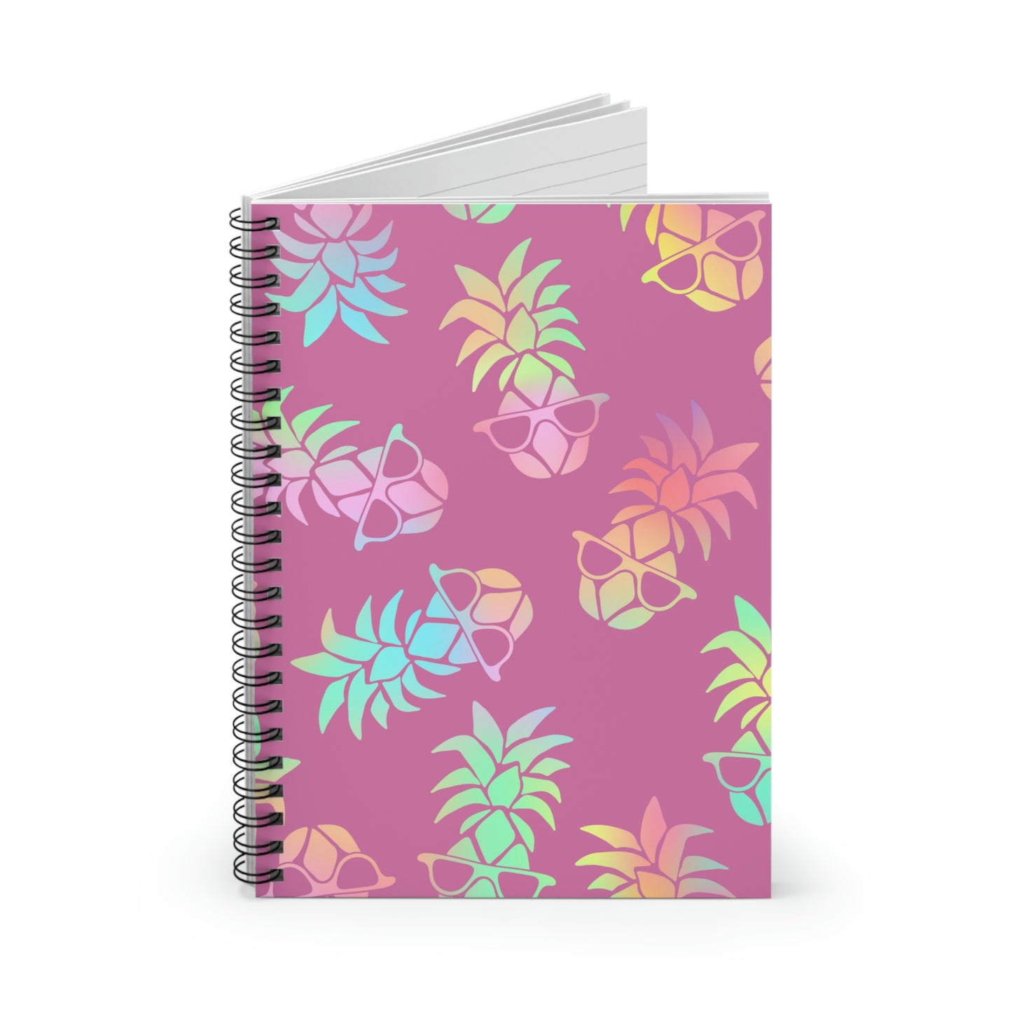 Pink Pineapple Spiral Notebook