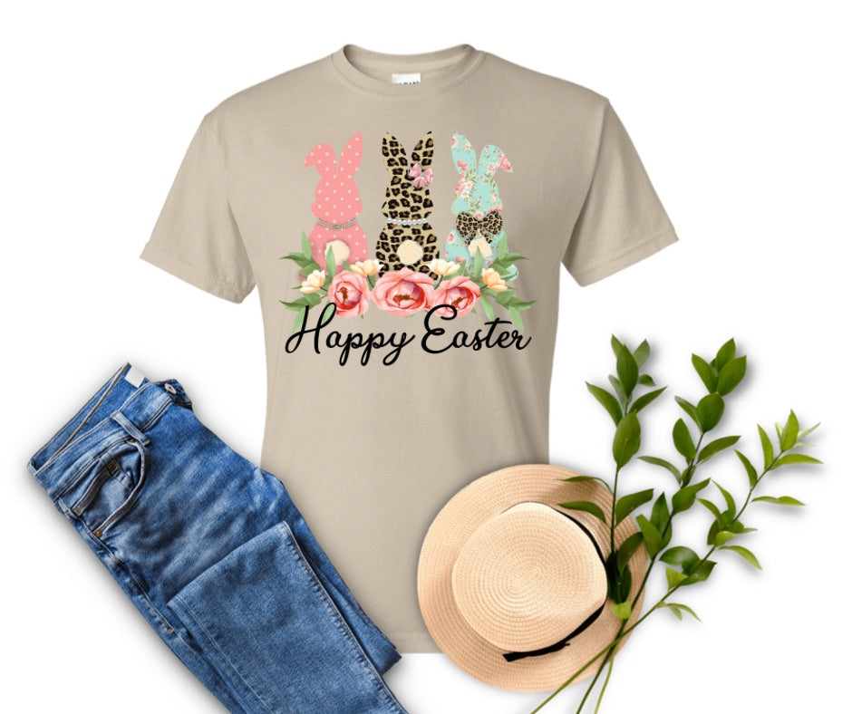 Bunny Happy Easter  T-Shirt