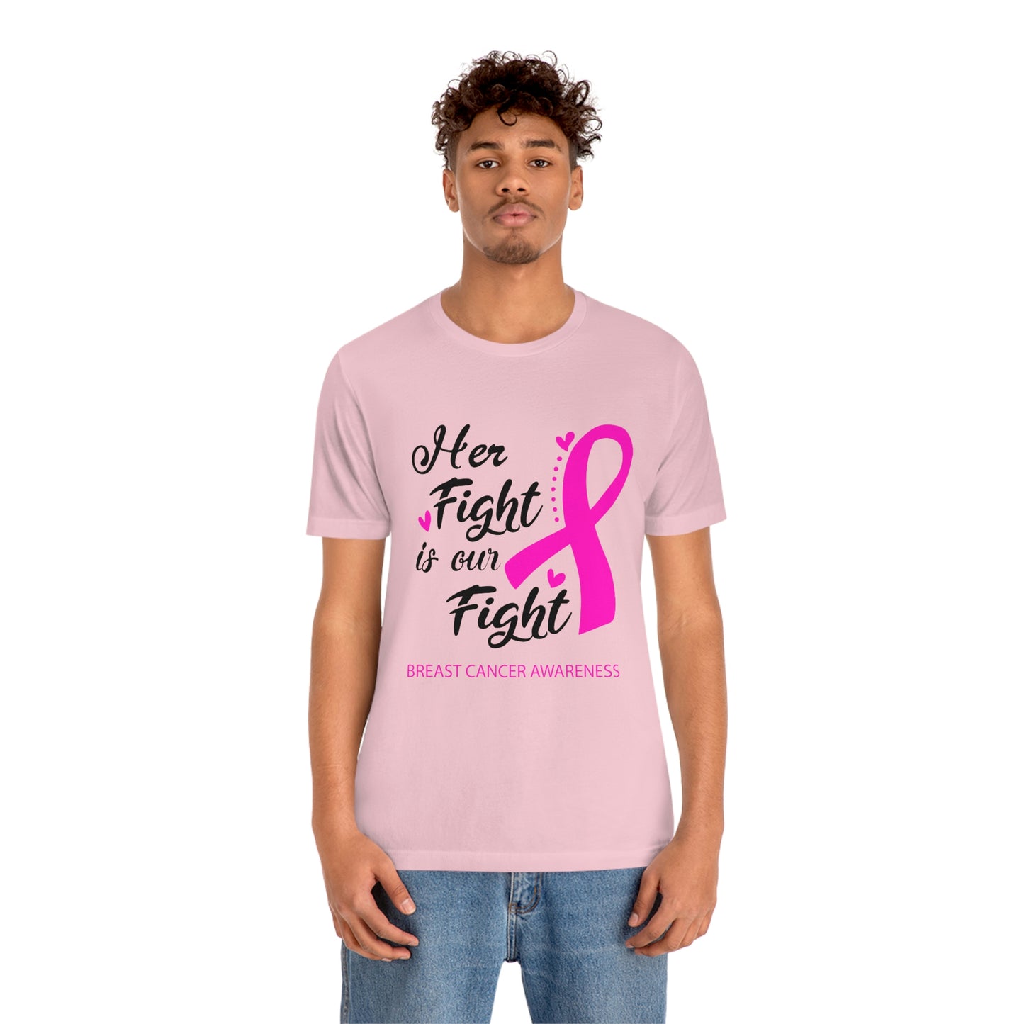 Her fight is our fight (white font) Tee