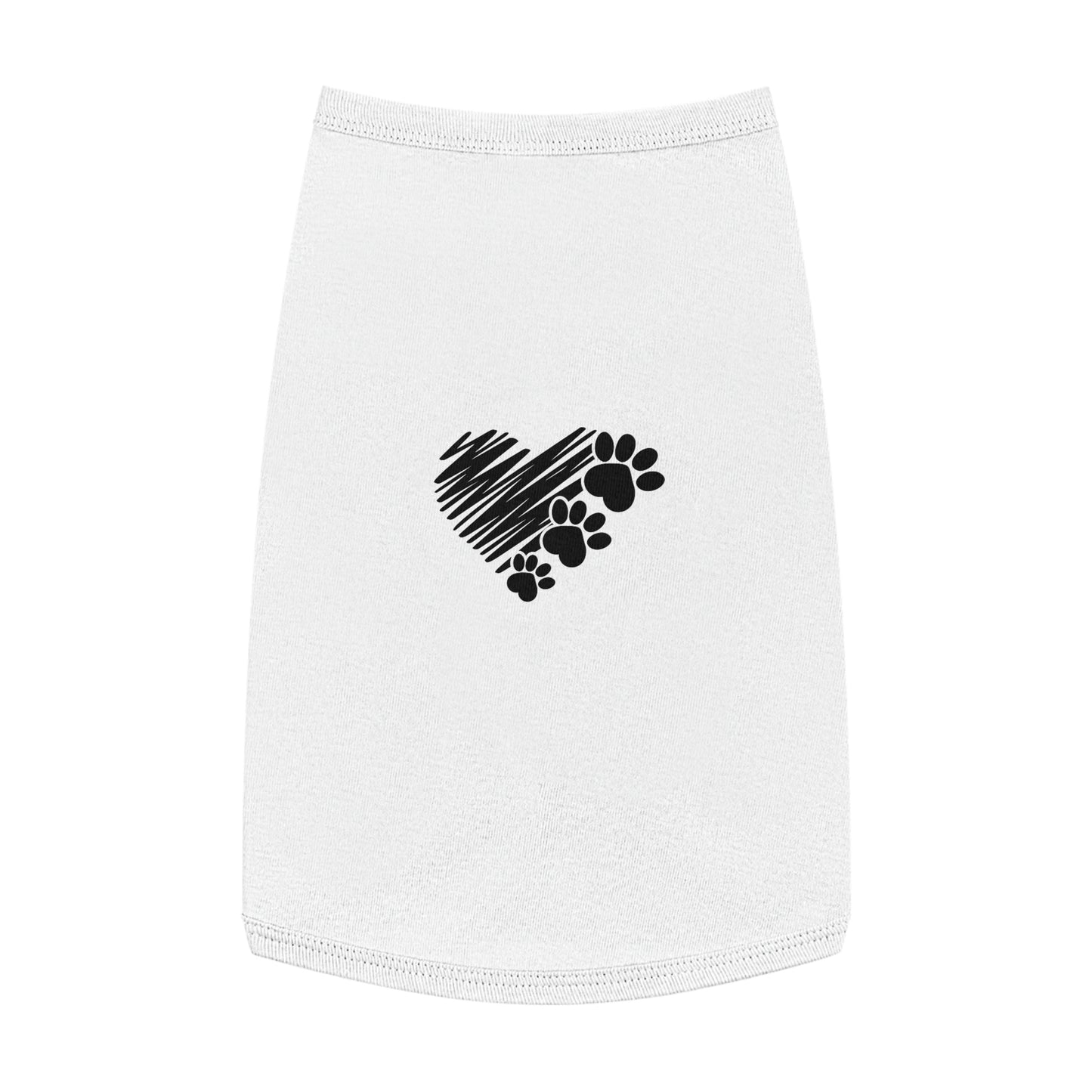 Heart Paw Print Pet Tank Top