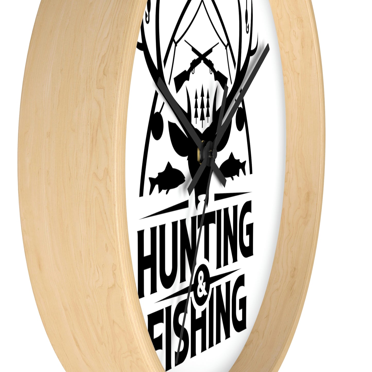 Hunting & Fishing wall clock