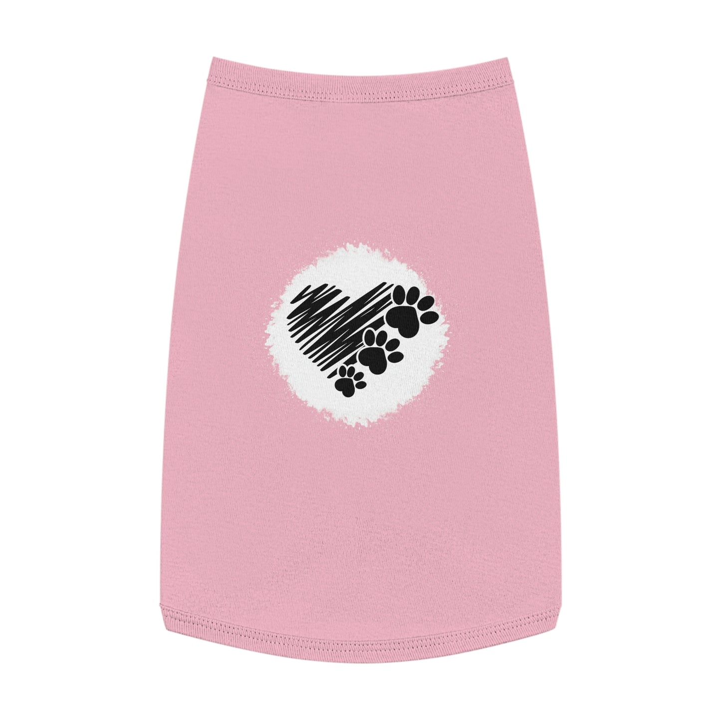 Heart Paw Print Pet Tank Top