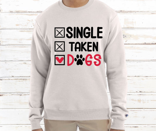 Single Taken Dogs Crewneck