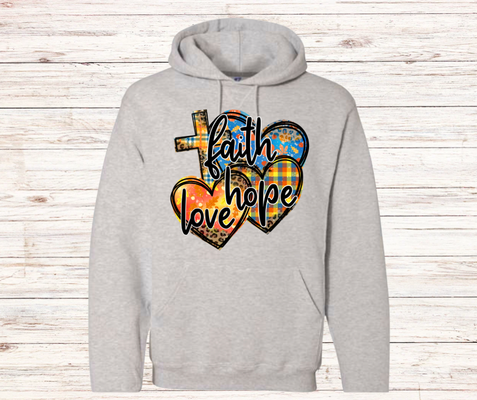 Faith Hope Love Hoodie