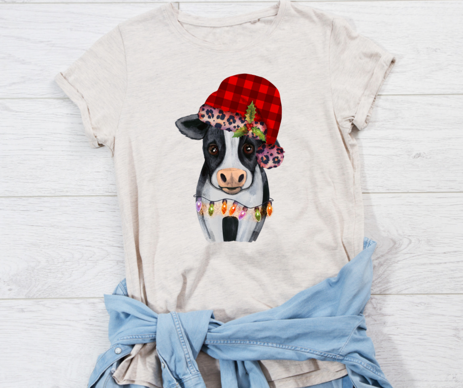 Christmas Cow T-Shirt