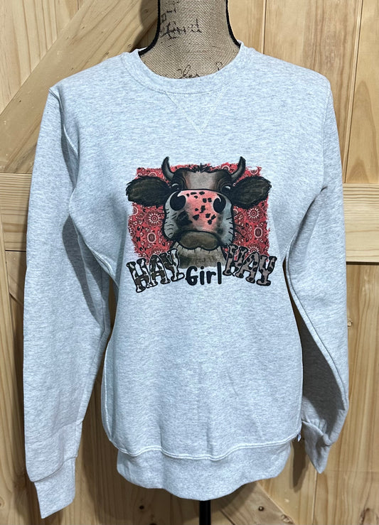 Hay Girl Hay Crewneck