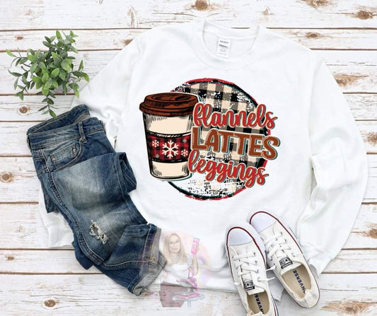 White Flannels Lattes & Leggings Crewneck