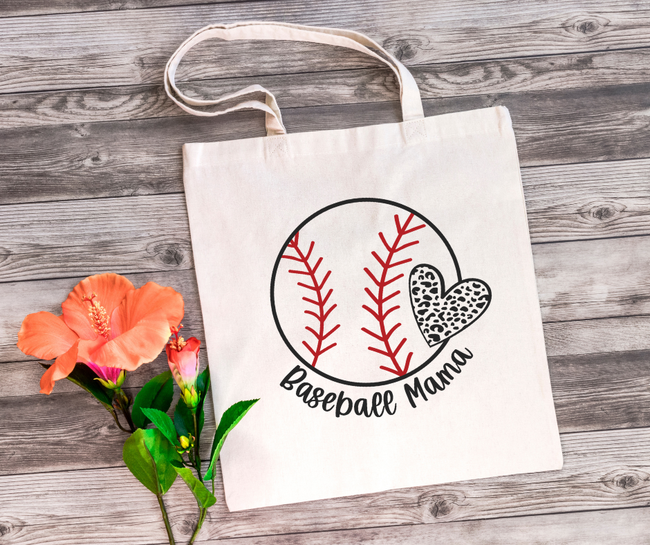 Baseball Mama Tote Bag