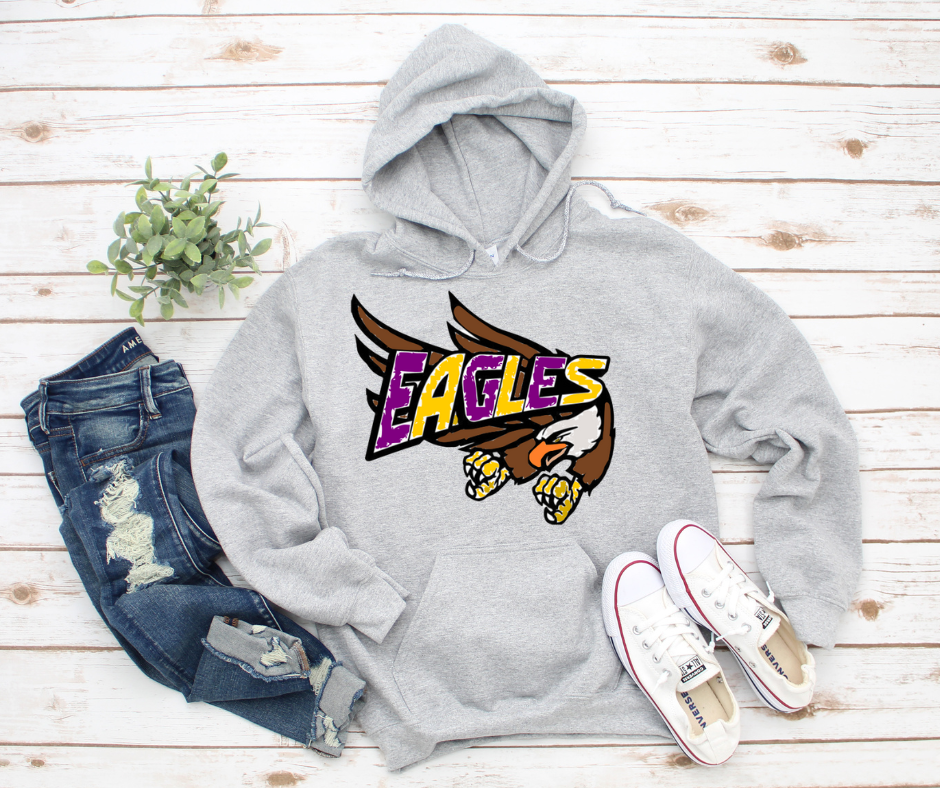 Gray Eagles Hoodie