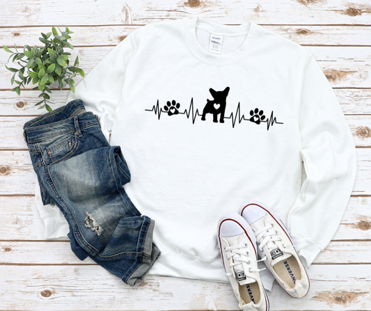 Dog Heartbeat Crewneck