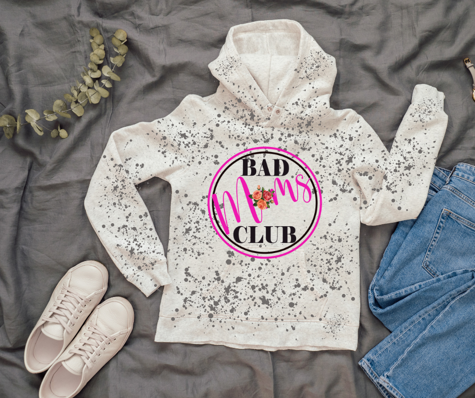 Bad Mom's Club Tie Dye Hoodie