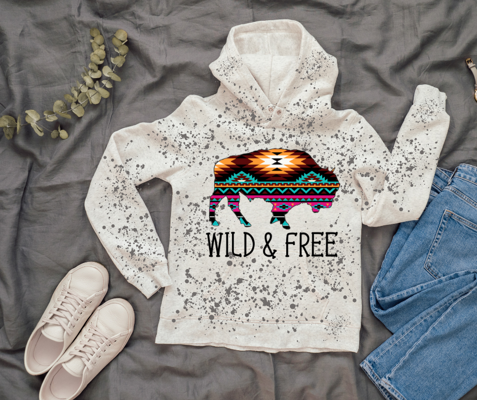 Wild & Free Tie Dye Hoodie