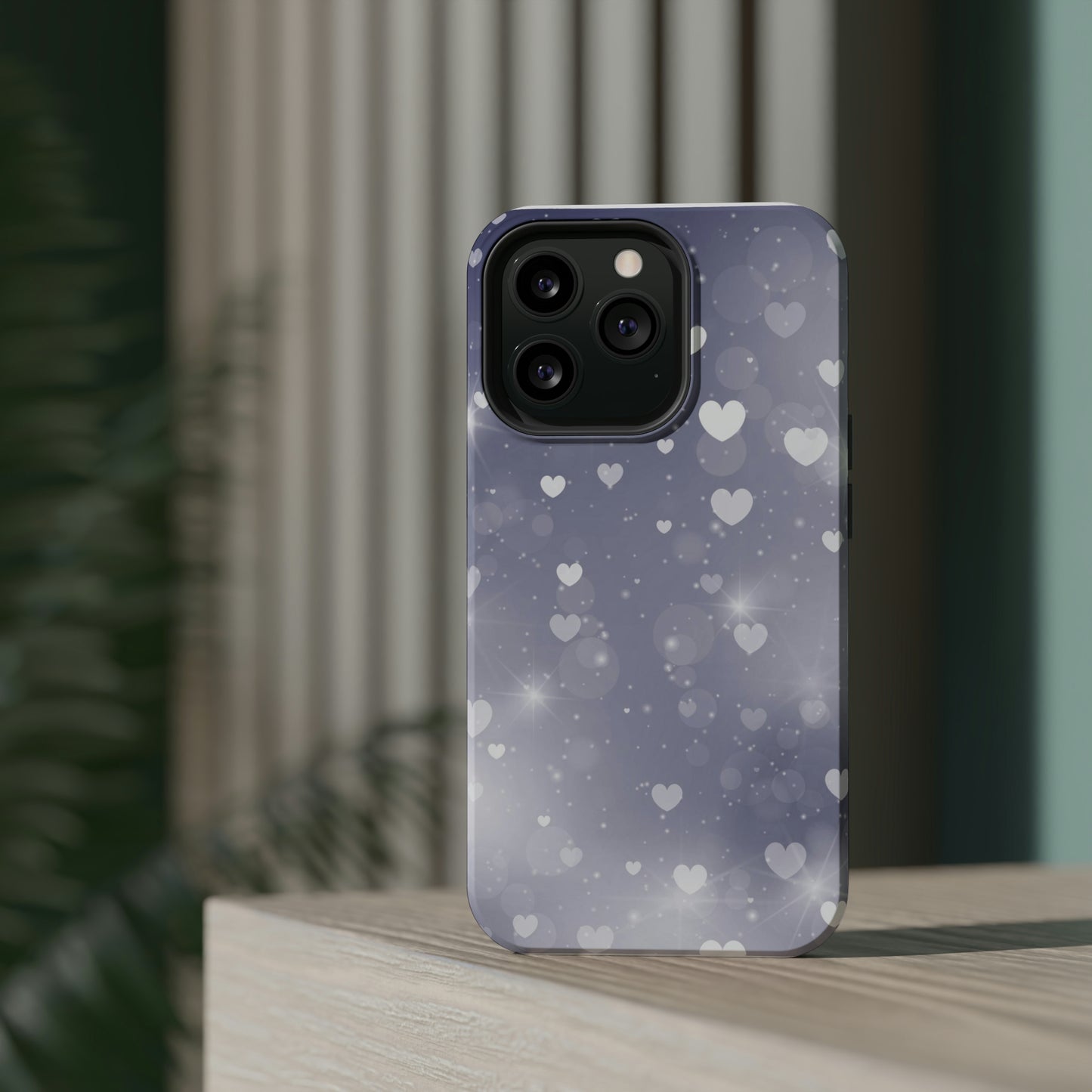 Grey Heart phone case