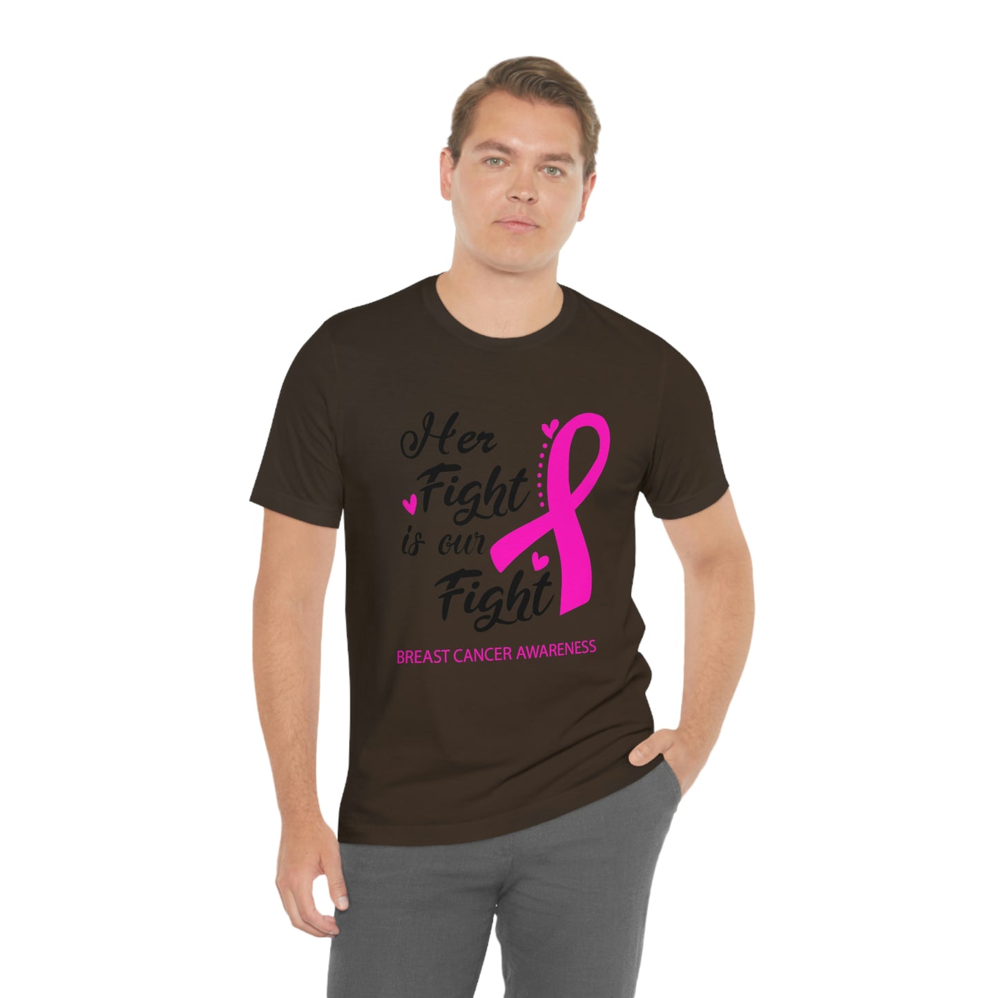 Her fight is our fight (white font) Tee