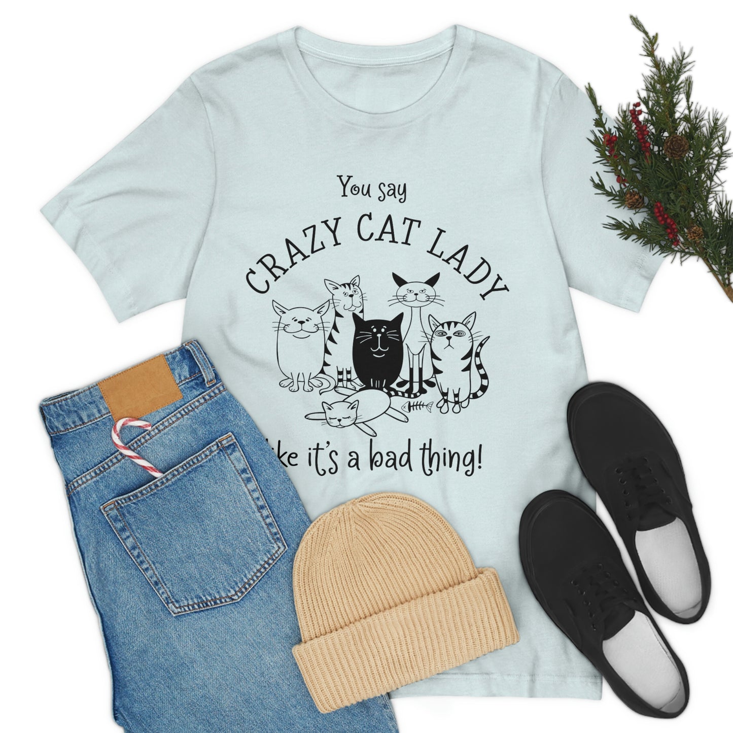 Crazy Cat Lady  Short Sleeve Tee