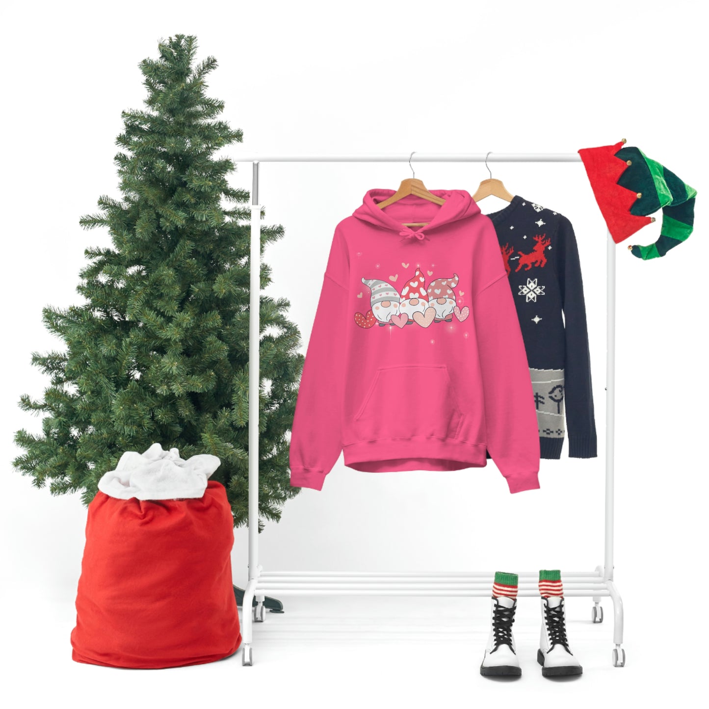 Gnomie Valentines Hoodie