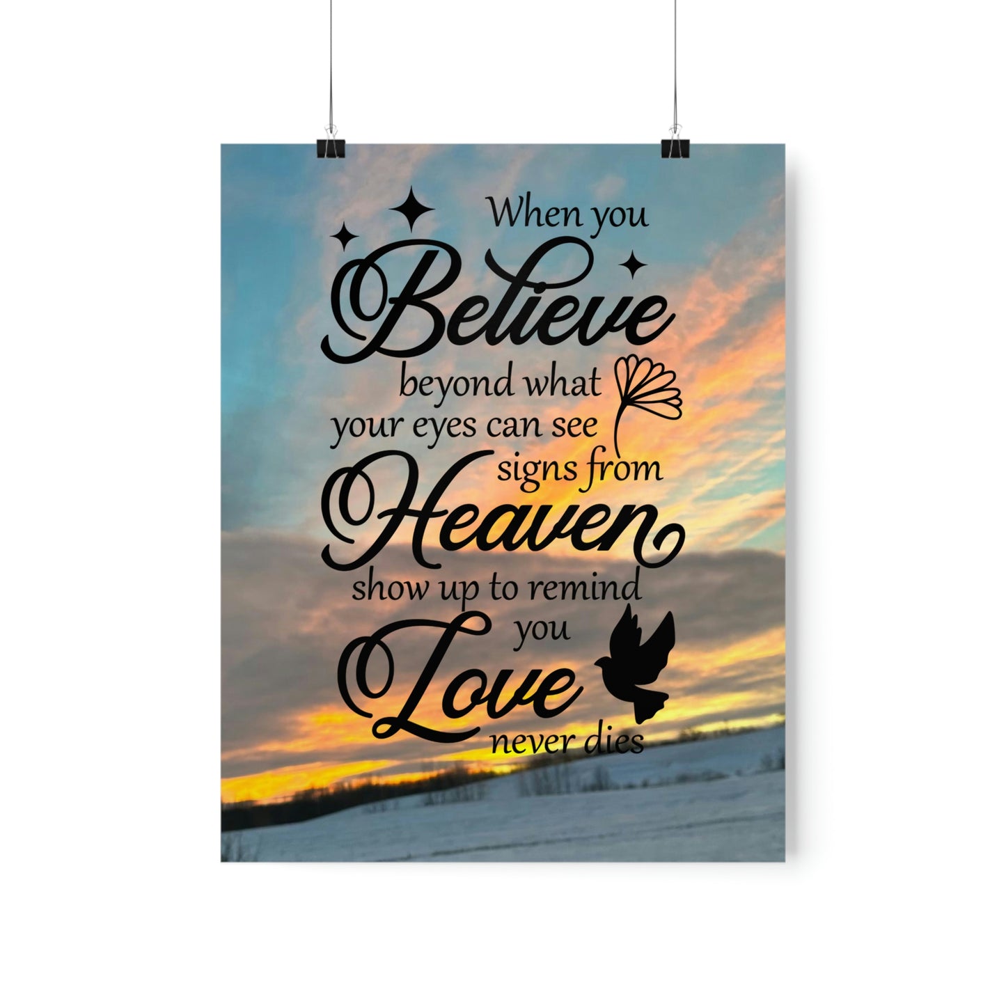 Signs Of Heaven Poster