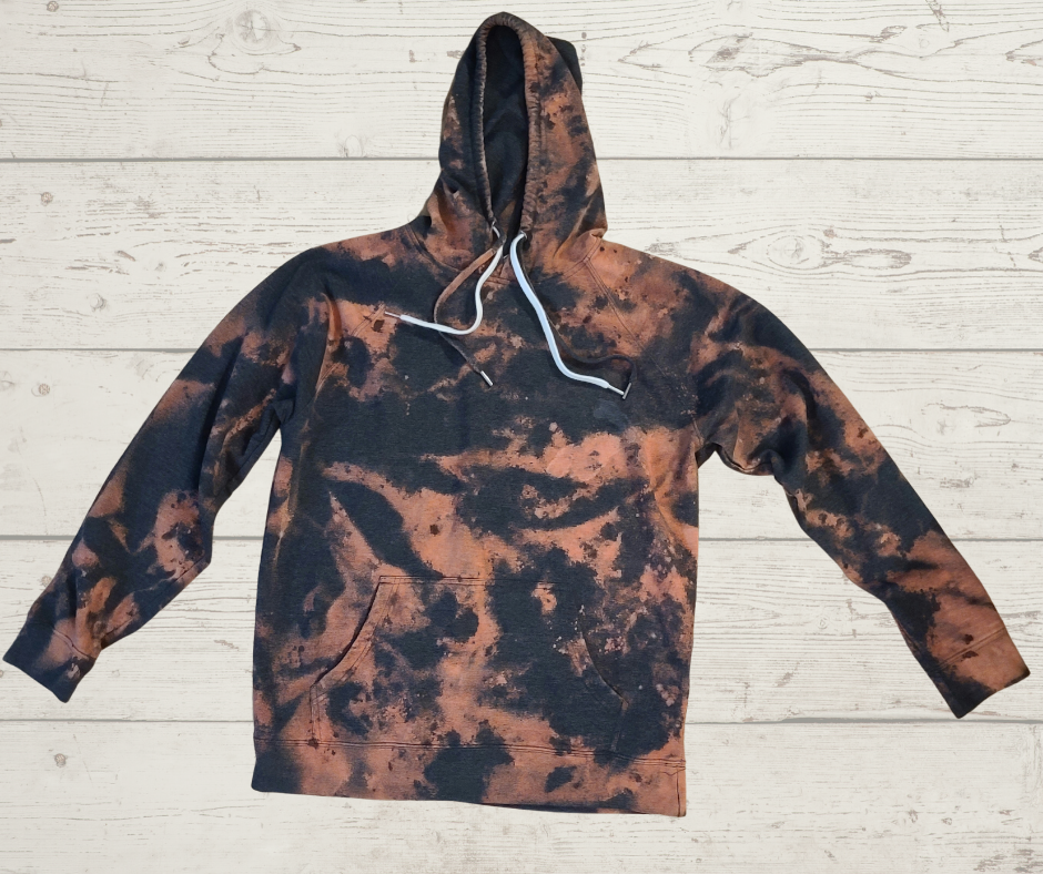 Bleached Tie Dye Hoodie