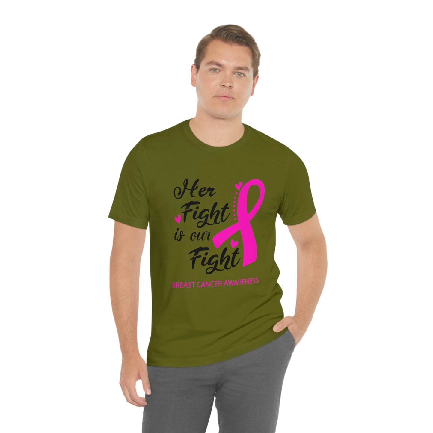 Her fight is our fight (white font) Tee