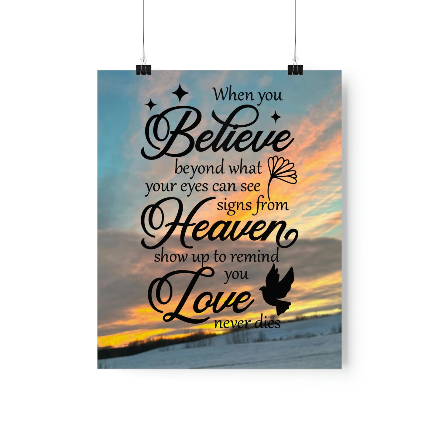 Signs Of Heaven Poster