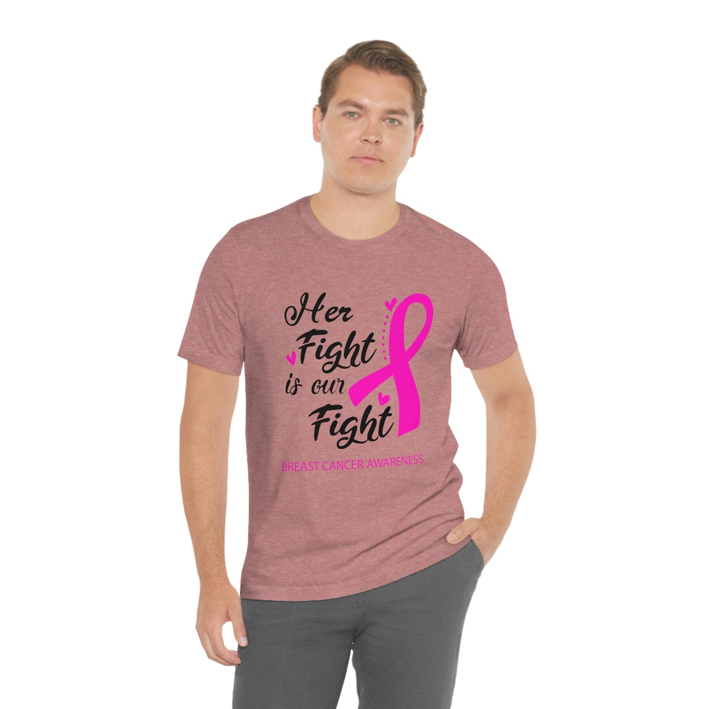 Her fight is our fight (white font) Tee