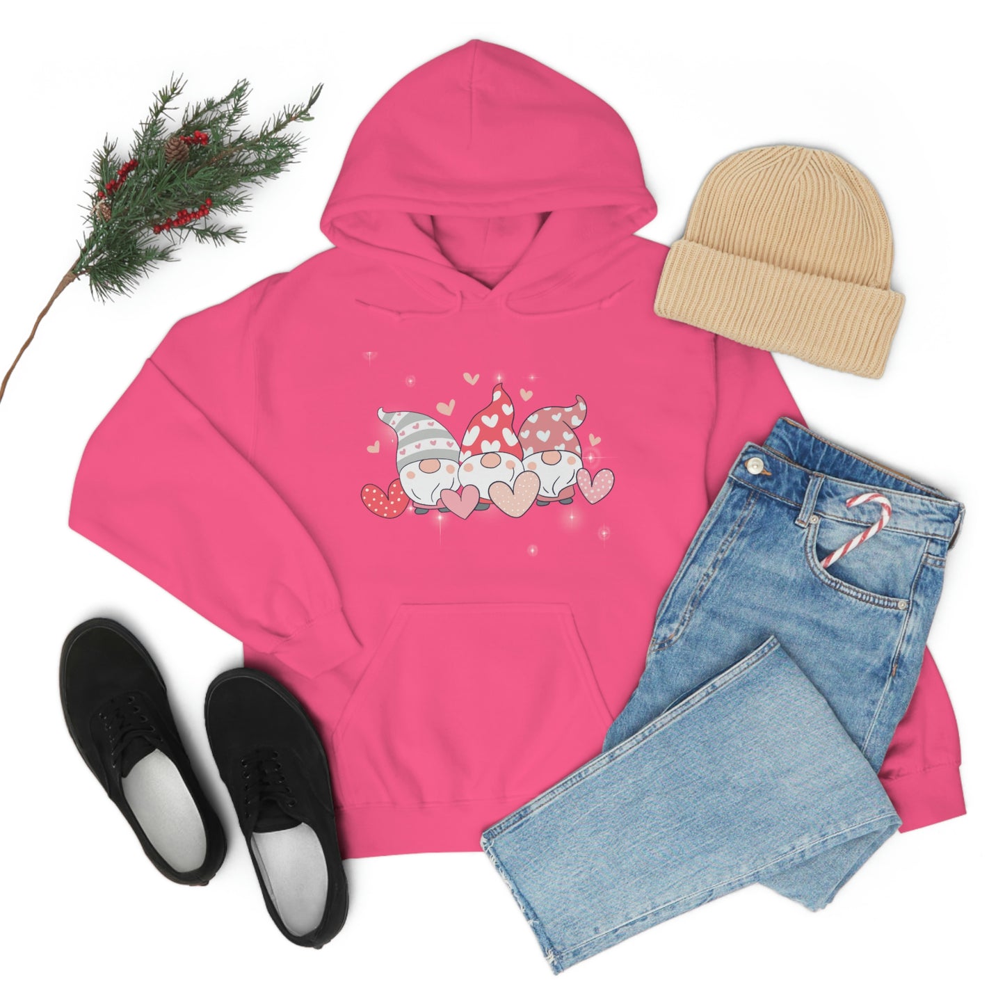 Gnomie Valentines Hoodie
