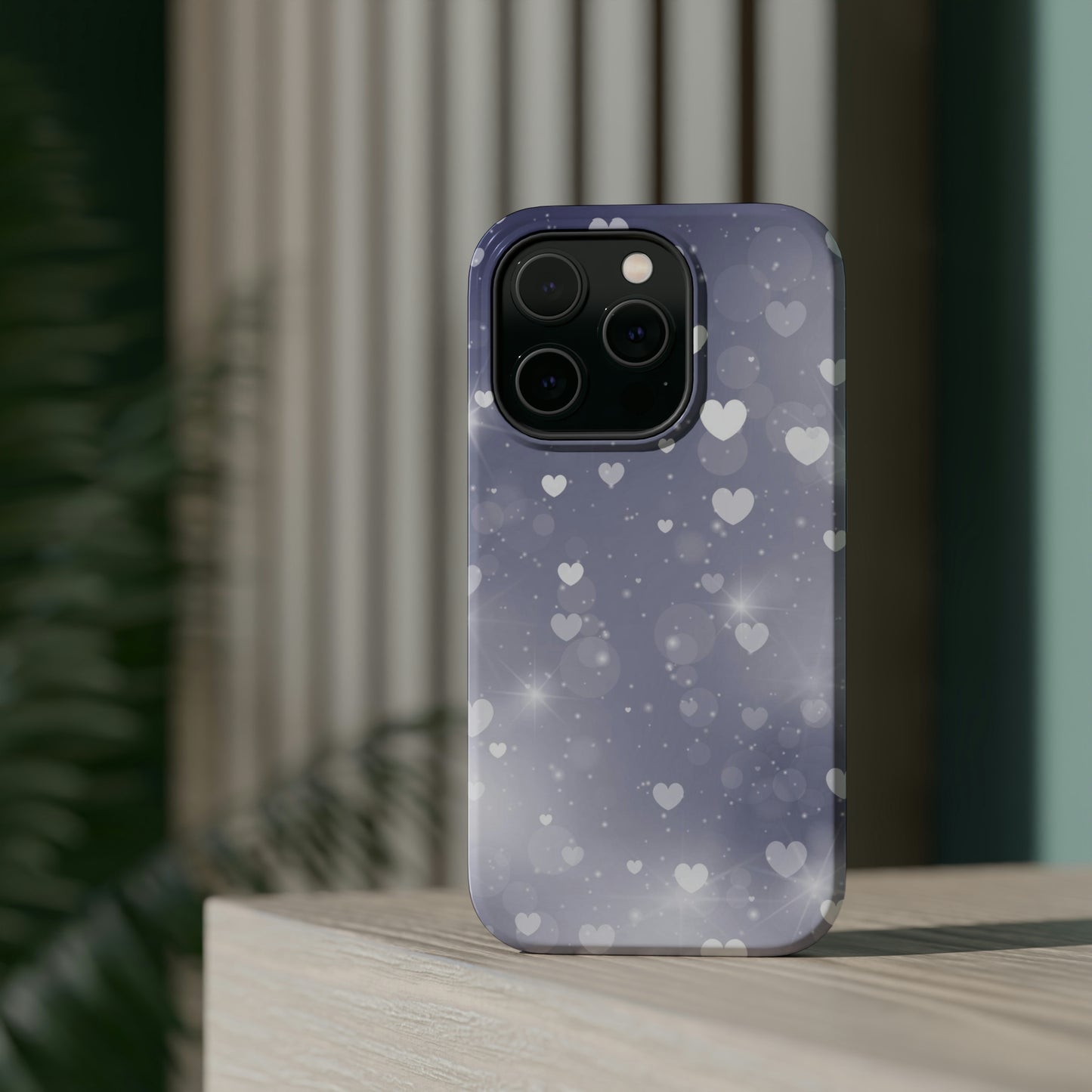 Grey Heart phone case