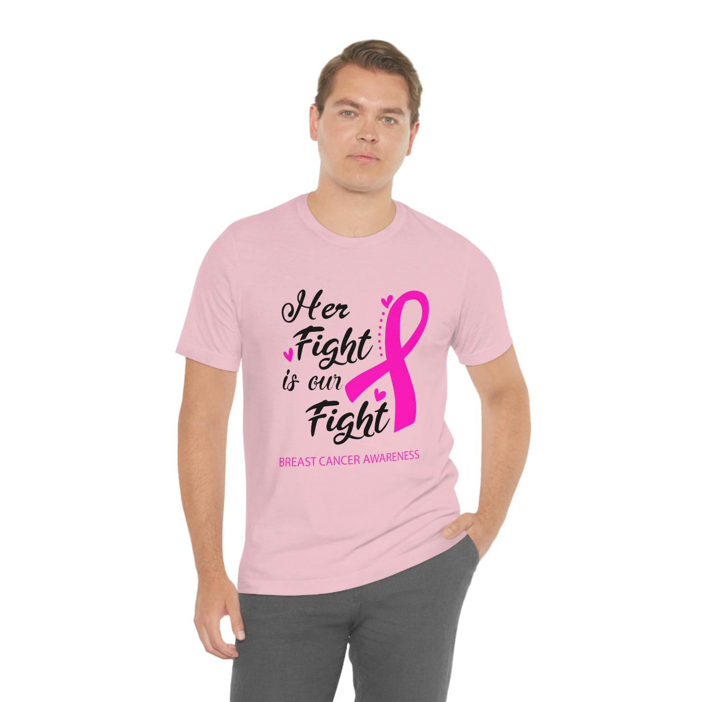 Her fight is our fight (white font) Tee