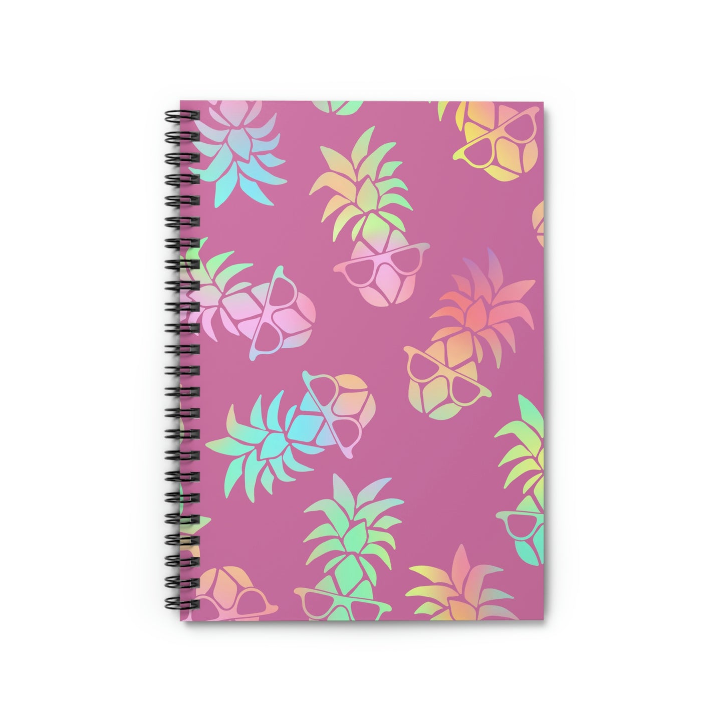 Pink Pineapple Spiral Notebook