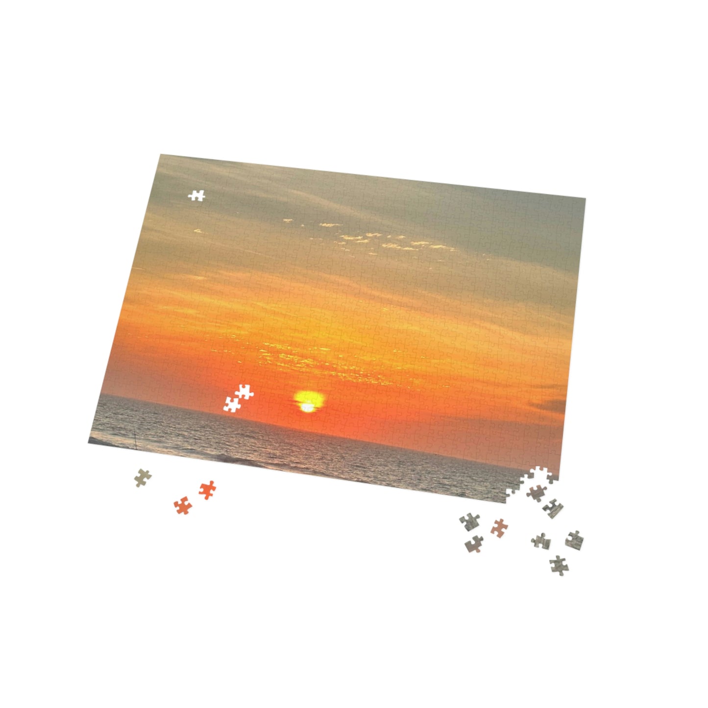 Sunrise Over The Ocean  Puzzle (96, 252, 500, 1000-Piece)