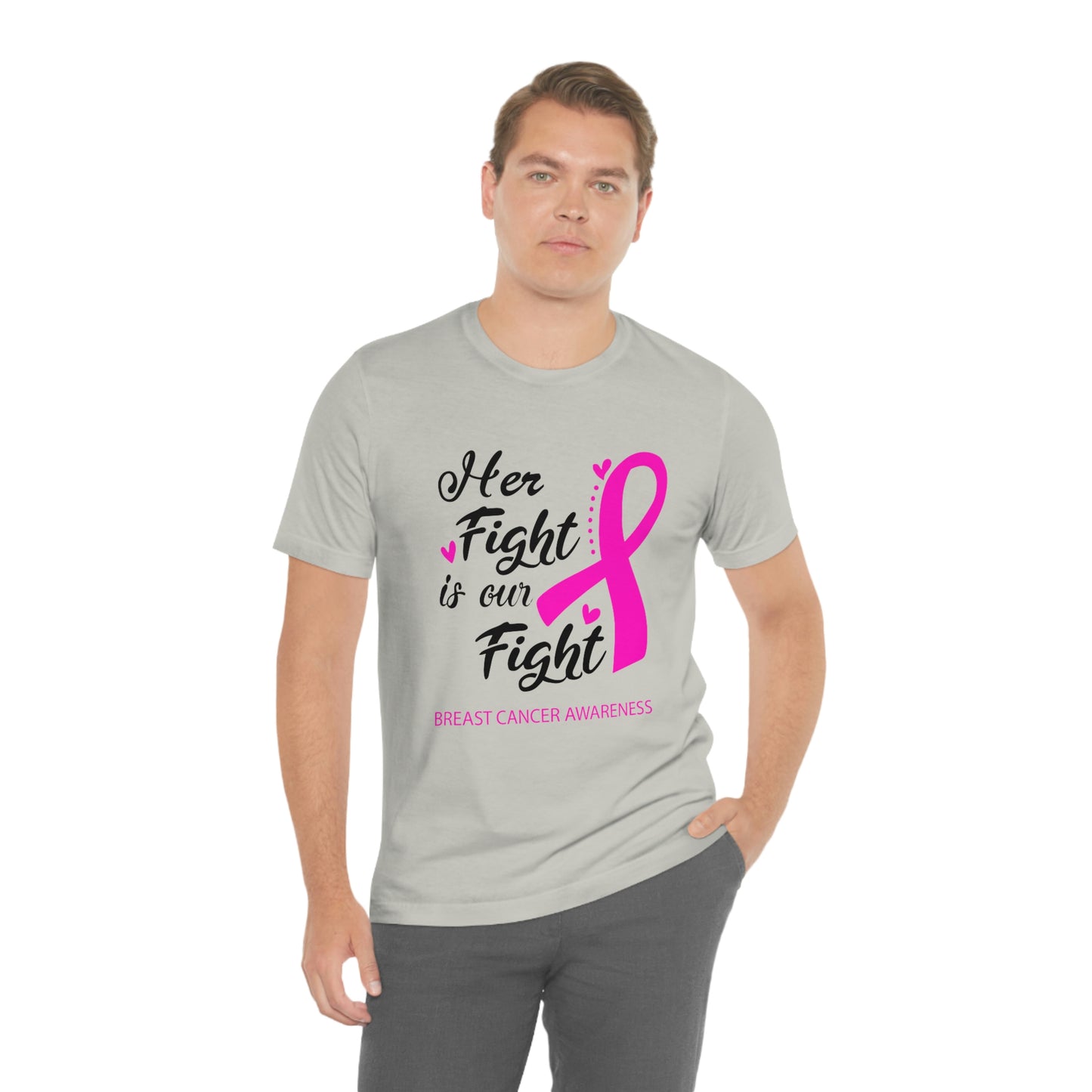 Her fight is our fight (white font) Tee