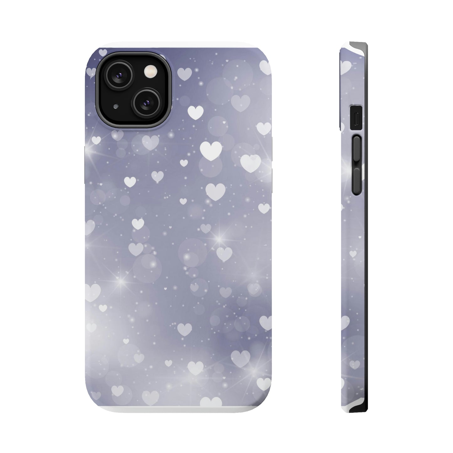 Grey Heart phone case