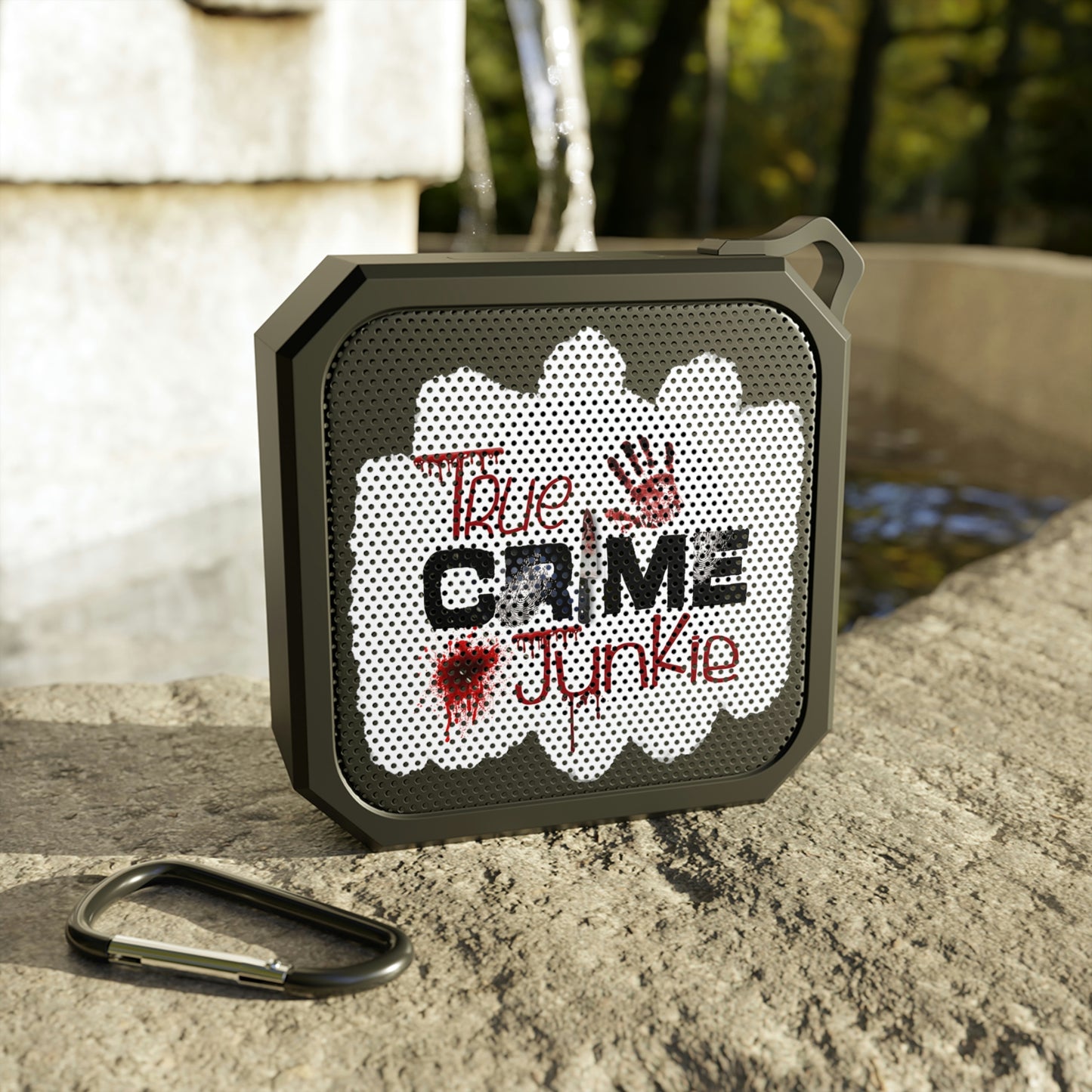 True Crime Junkie Outdoor Bluetooth Speaker