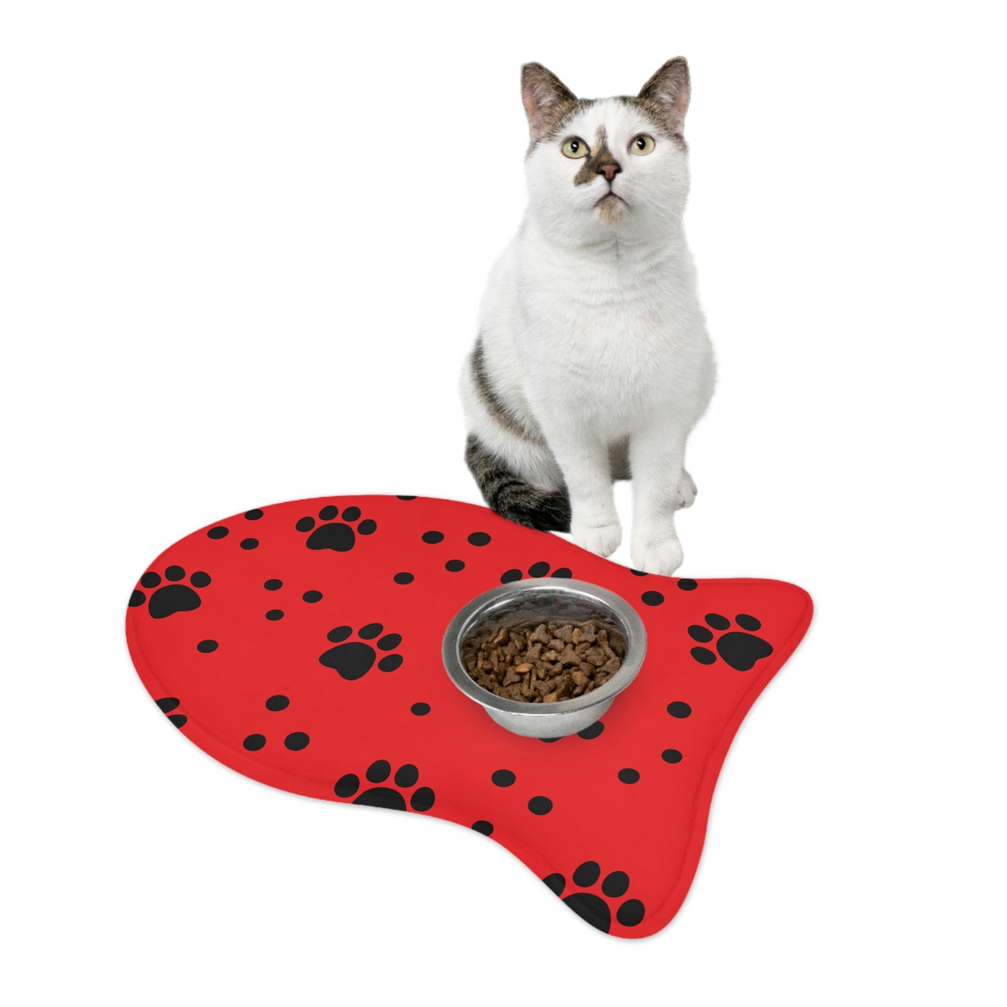 Paw Print Feeding Mat