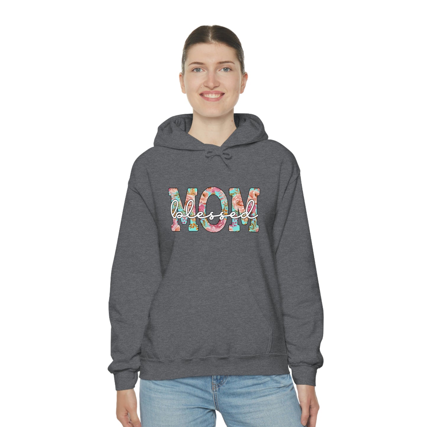 Blesseed Mom Unisex Heavy Blend™ Hooded Sweatshirt