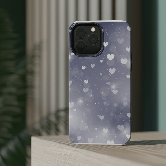 Grey Heart phone case