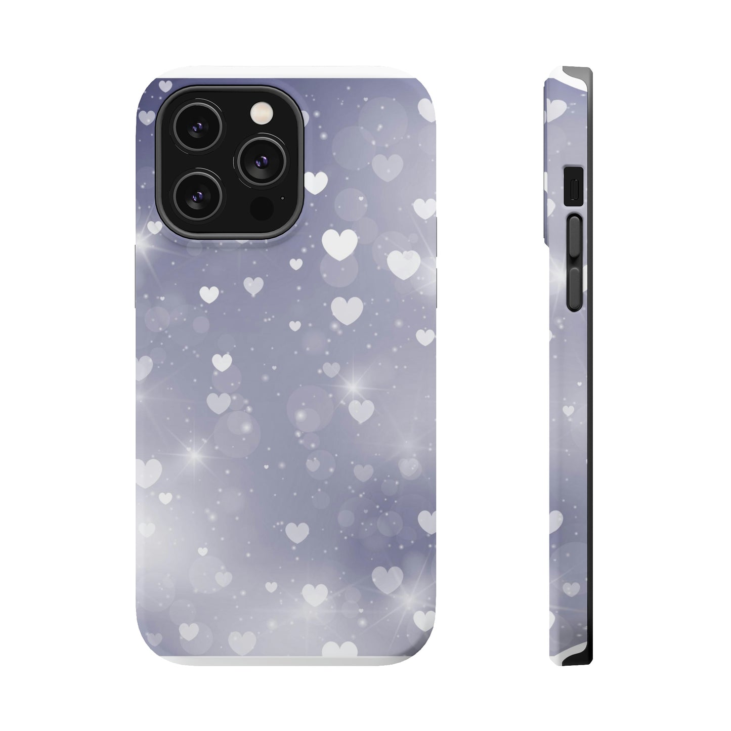 Grey Heart phone case
