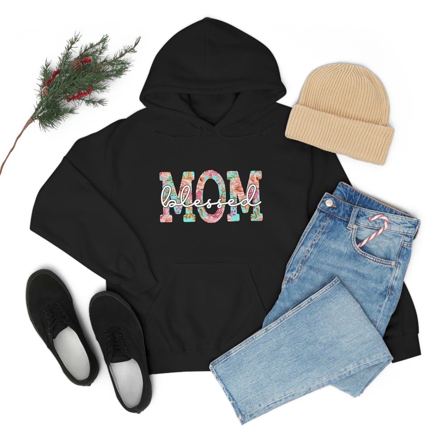 Blesseed Mom Unisex Heavy Blend™ Hooded Sweatshirt