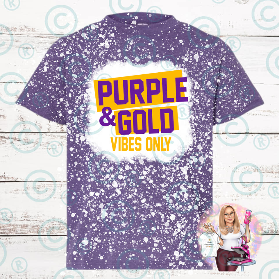 Purple & Gold Vibes T-Shirt